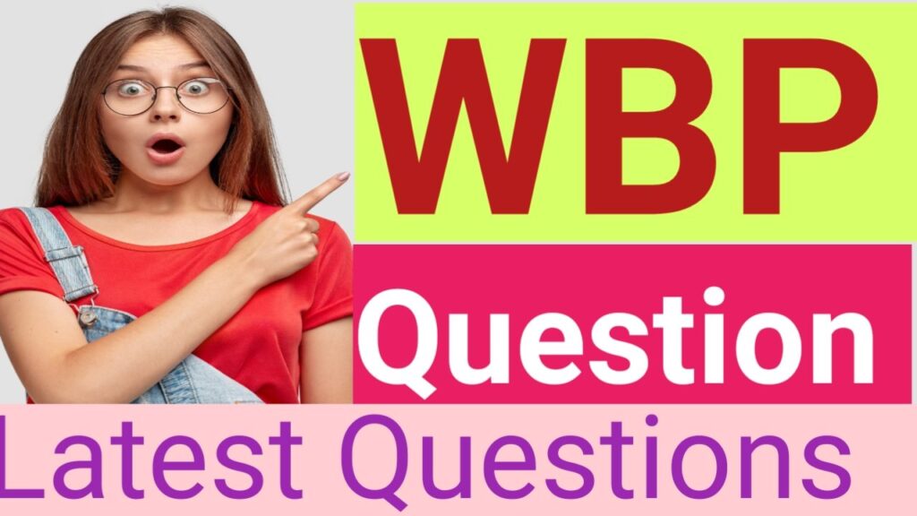 Wbp Special Questions in Bengali 2024.