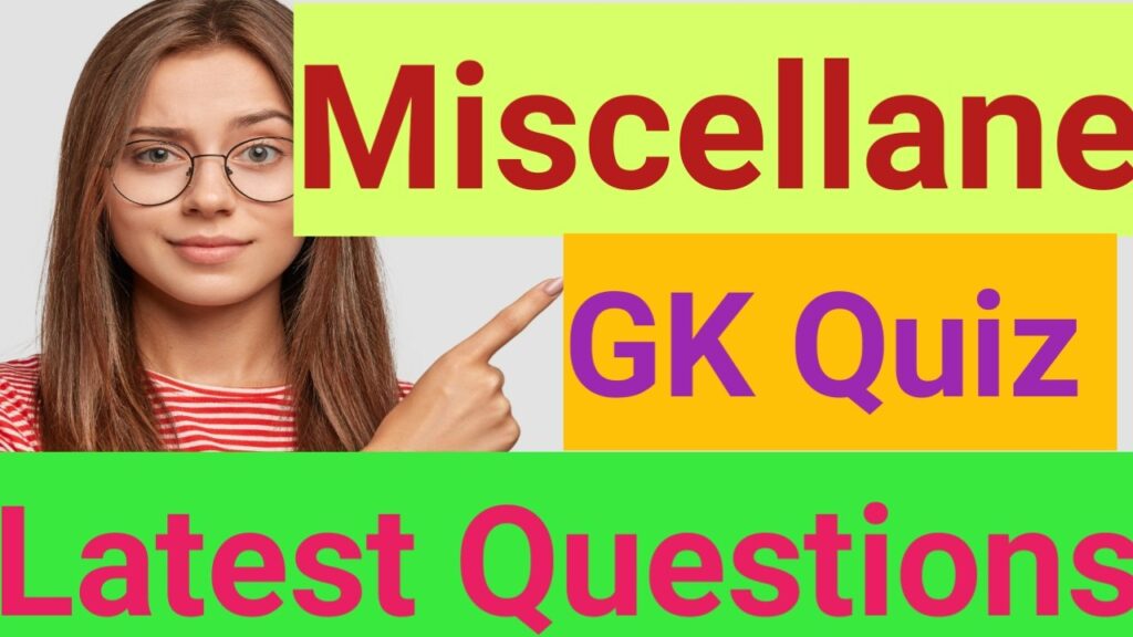 Top Miscellaneous Questions in bengali 2024.